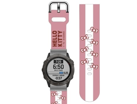 Correa Silicona Suave Personalizada Garmin Quatix 7 Sapphire Edition Hello Kitty