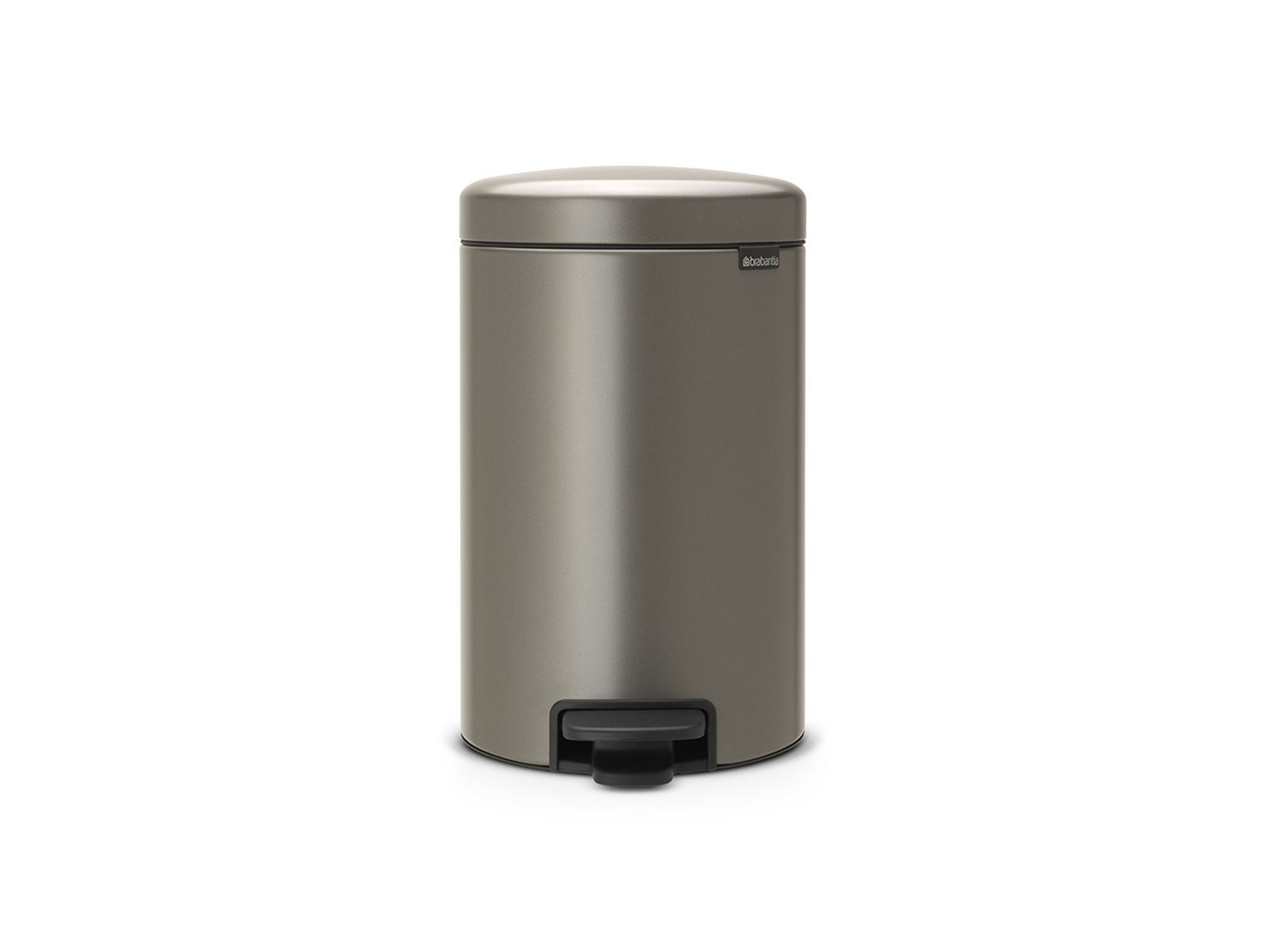 Cubo de Basura BRABANTIA 113628 (12 l - Plateado)