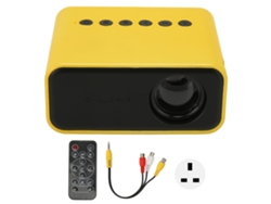 Projetor Mini Portátil 1080p Hd Led Proteção Ocular Para Filmes Ao Ar Livre Presente Para Crianças Uk Plug