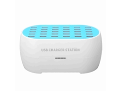 Estación De Carga Usb De 30 Puertos 160w Para Múltiples Dispositivos Smart Charging 100-240v Plug Us