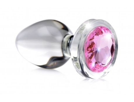 Plug anal de cristal con joya rosa Pequeño BOOTY SPARKS