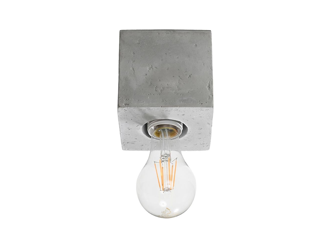 Luminaria LEDBOX E27 (Hormigón)