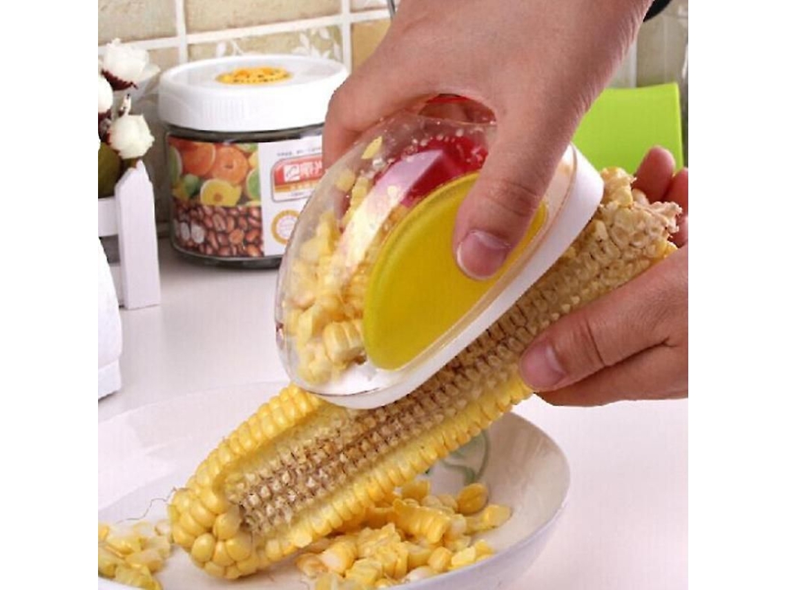 Raspador De Maíz Con Protector De Mano, Herramienta De Cocina Para Una Extracción Rápida Y Eficiente De Los Granos.