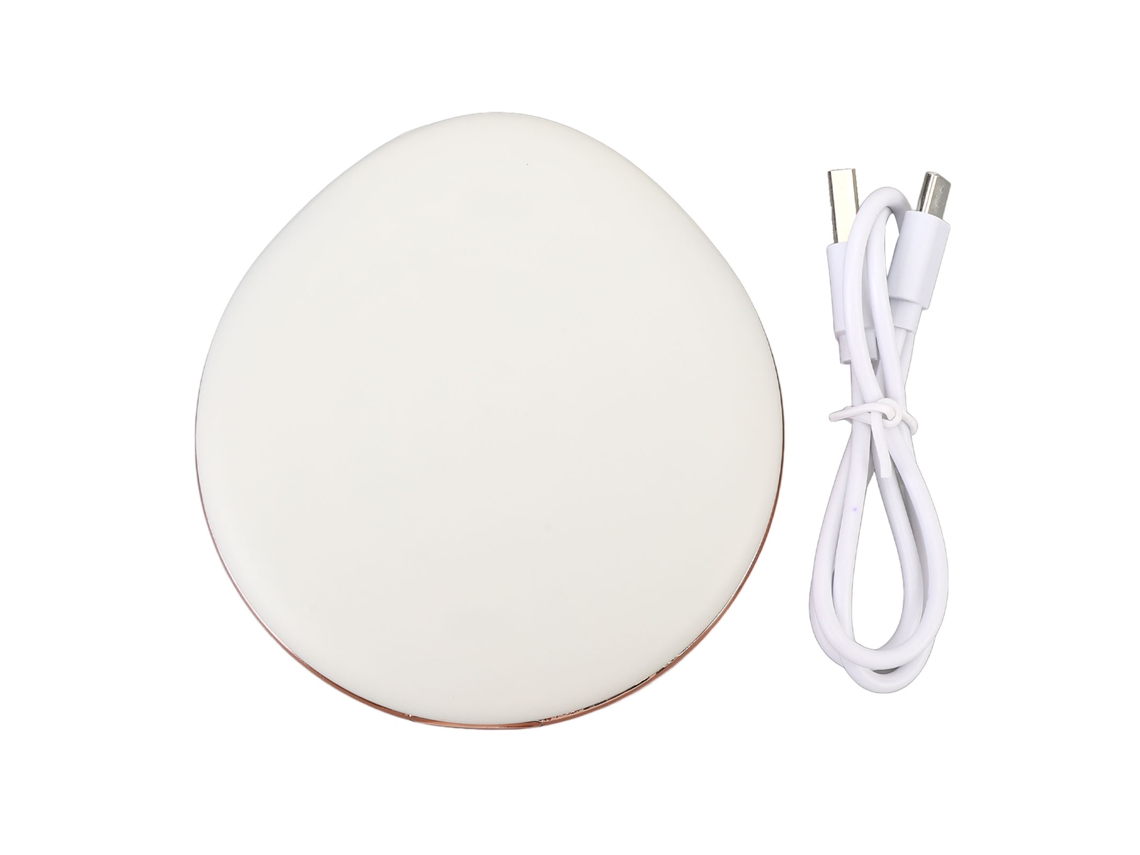 Espejo De Maquillaje Led Portátil Con Aumento De 1x Y 5x, Recargable, Regulable, Ideal Para Viajes.