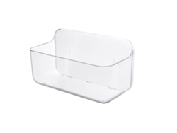 VVJIJILLY Prateleira De Duche Pet Transparente, Sem Furos, Montada Na Parede.