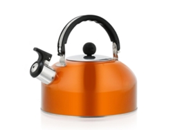 Taza de camping ligera de acero inoxidable de 3 litros con silbato.