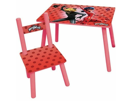 Conjunto de Mesa y Sillas para Niños FUN HOUSE Ladybug