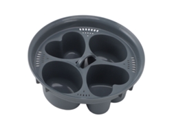 2026 Store-inserto Para Hervir Huevos Multifuncional Con 4 Moldes De Vapor De Pp Accesorio De Cocina Para Thermomix Tm5 Tm6