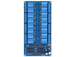Módulo De Relés De Alta Precisión De 16 Canales Y 12 V Con Interfaz Rj45 Para Equipos Industriales Y Electrodomésticos.