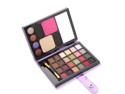 Paleta de sombras de ojos Sunflare de 32 colores mate con brillo (serie púrpura)