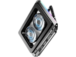 Base De Refrigeración Para Ordenador De Juegos Con Dos Ventiladores Turbo Y