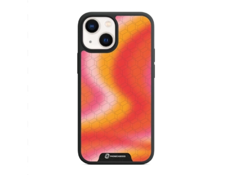 Funda Móvil Oficial Protector para iPhone 14 PHONECASES3D Piel Sintética Negro