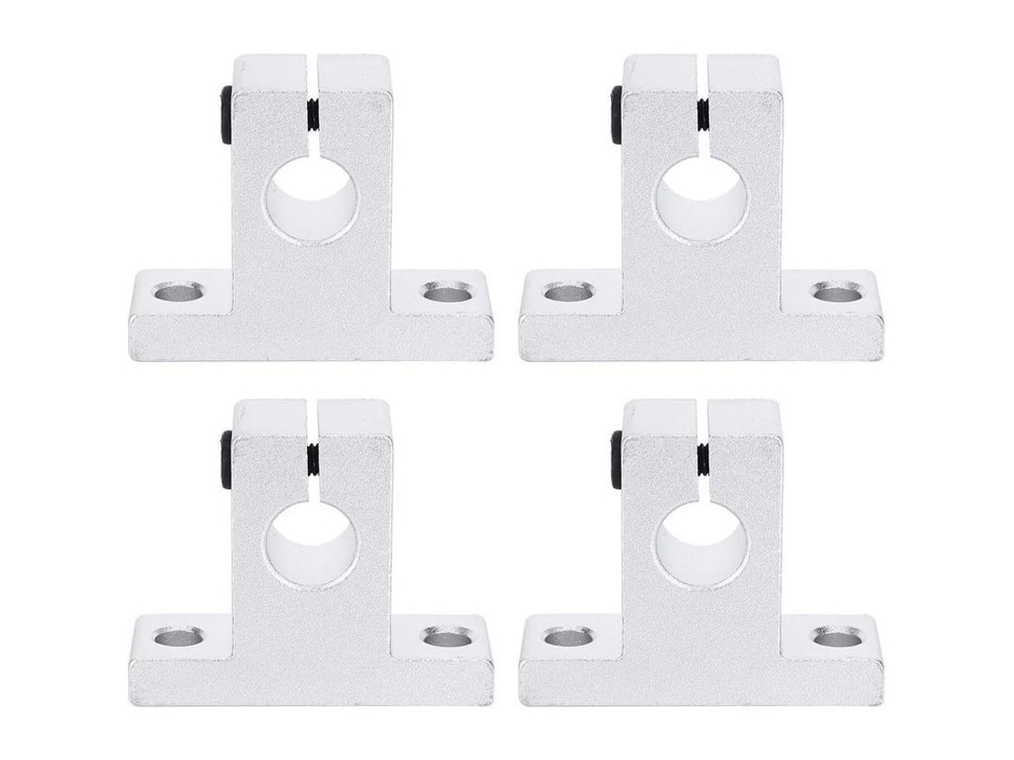 Linjou 4 Piezas De Soporte De Montaje Para Riel De Movimiento Lineal Sk10 Para Eje De 10 Mm De Diámetro