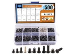 Juego de 500 tornillos MDUG para electrónica, M2, M2.5, M3