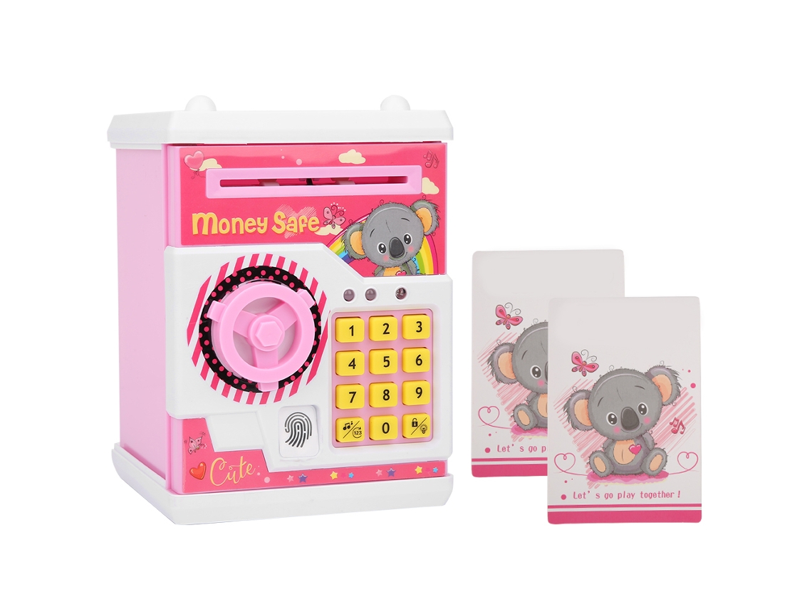 Caja De Ahorros Para Niños, Caja Electrónica Con Música Y Diseño Cartoon, Caja De Dinero Infantil