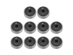 10pcs Rolo De Alimentação De Fio Gmaw Kit Com Rodas Para Alimentadores 200a 350a 500a