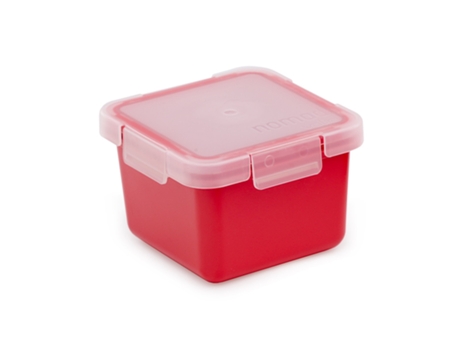 Recipiente Cuadrado 0.4L En Plástico Cerámico Pbt Valira Nomad Petit (Framboesa-8.5 x 8.5 x 16.5 cm)