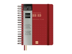Agenda FINOCAM TEMPUS 2022-2023 Escolar Rojo Cuarto
