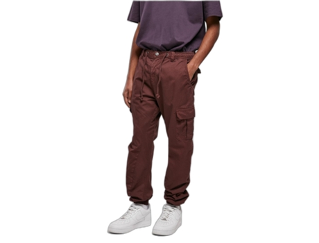 Pantalones de Chándal para Hombre URBAN CLASSICS (M - Rojo)