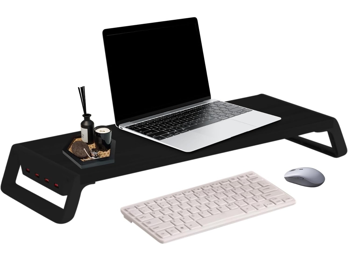 Base Elevadora Para Monitor, Estante Organizador De Escritorio, Accesorios