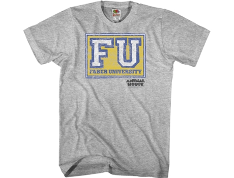 Camiseta Unisexo DEEPSTONE Faber University Animal House brezo atlético (M)