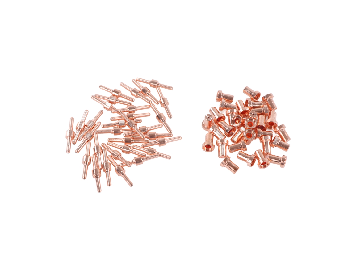 Kit De Electrodos Y Boquillas De Cobre Para Consumibles De Antorcha De Corte Por Plasma Cut35, Cut40 Y Cut50