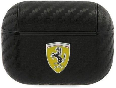 Funda AirPods Pro FERRARI Carbono (Negro)