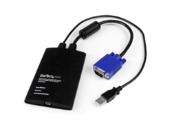 Cable Adaptador STARTECH.COM NOTECONS02 KVM Console USB 2.0 VGA Negro