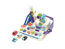 Tren De Juguete Educativo Con 4 Vagones Para Niños: Juego De Aventuras Para Entrenar El Cerebro - Xinhanbeige