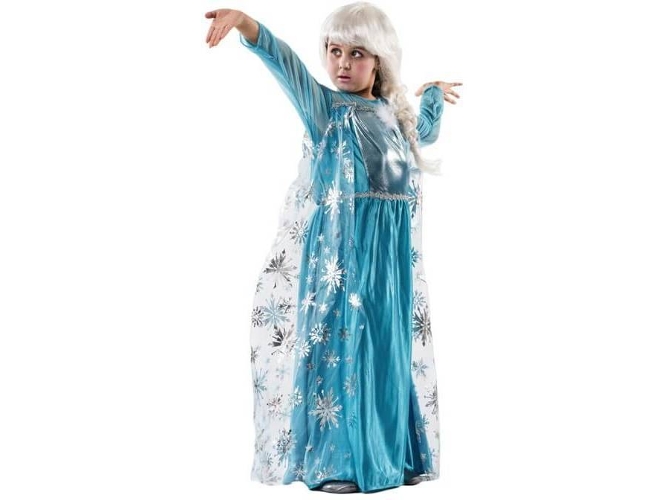 Disfraz de Niña DISFRAZZES Princesa De Hielo (Talla: 5 a 7 años)