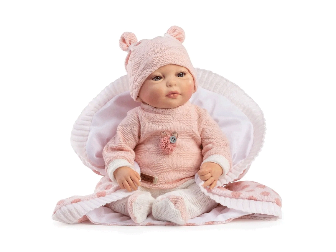 Muñeca DISFRAZZES Reborn Carla Traje (Rosa y Blanco)