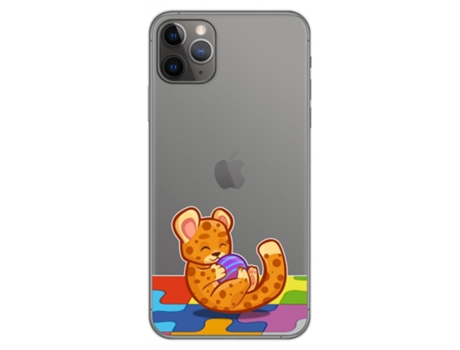 Carcasa iPhone 11 Pro Max (6.5) TUMUNDOSMARTPHONE Dibujos Transparente Multicolor