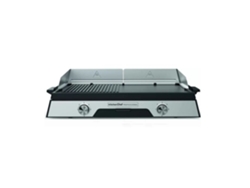 Plancha Eléctrica Kitchen Chef 2200W Placa Acero Inoxidable 52 X 31 5Cm Planchaduo2200 KITCHEN CHEF