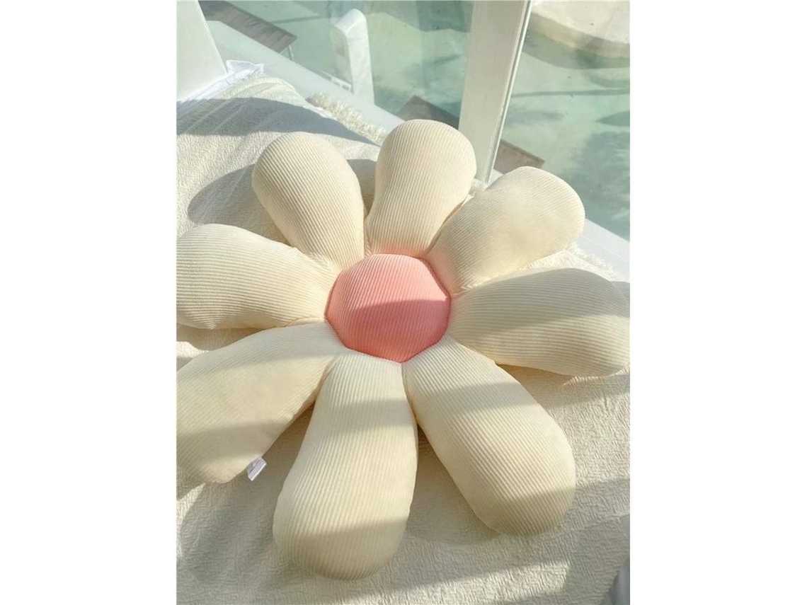 2026-almohada Decorativa Florada Blanca Y Roja Suave De Peluche Para Niñas Adolescentes