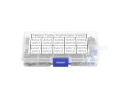 Juego De 180 Pulsadores Táctiles Smd Con 10 Valores. Microinterruptores Táctiles.
