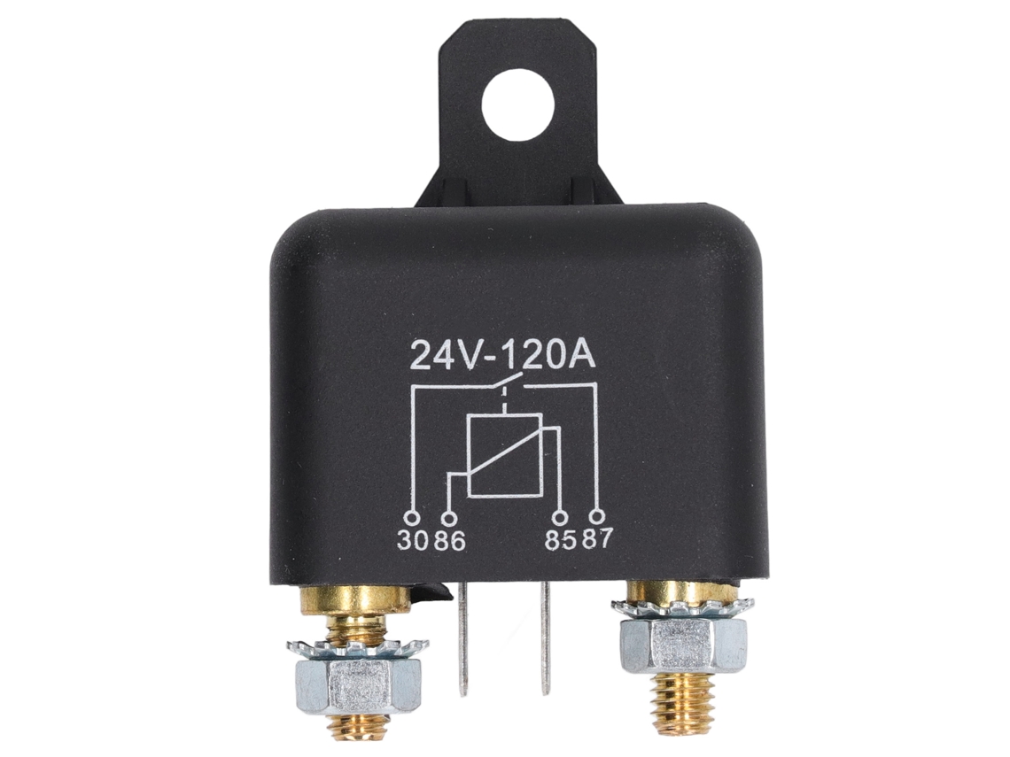 Solenoide De Arranque De 24 V Y 120 A Con Bobina De Latón, 4 Pines, Para Automóviles, Vehículos Todoterreno Y Equipos Eléctricos.