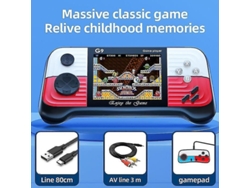 Consola retro para 2 jugadores, portátil, 666 juegos GOKOCO