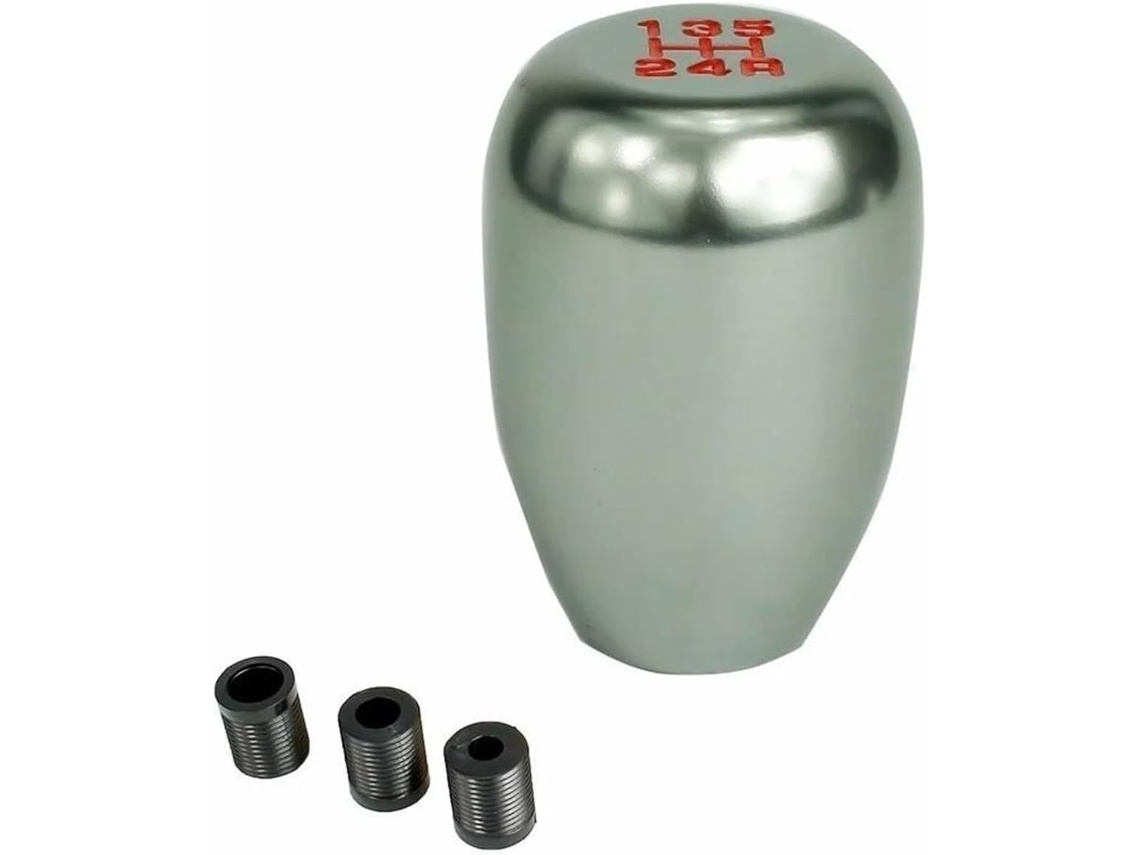 Piezas De Automóvil, Pomo Palanca Cambios Universal Aluminio 5 Velocidades Para Transmisión Manual Y