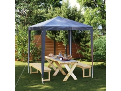 Carpa para fiestas 2x2 m azul Dkd Home Decor