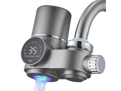 Filtro de agua para grifo, purificador de agua con pantalla LED para reducir el plomo, el cloro y los metales pesados, purificador de agua para fregadero CHARM