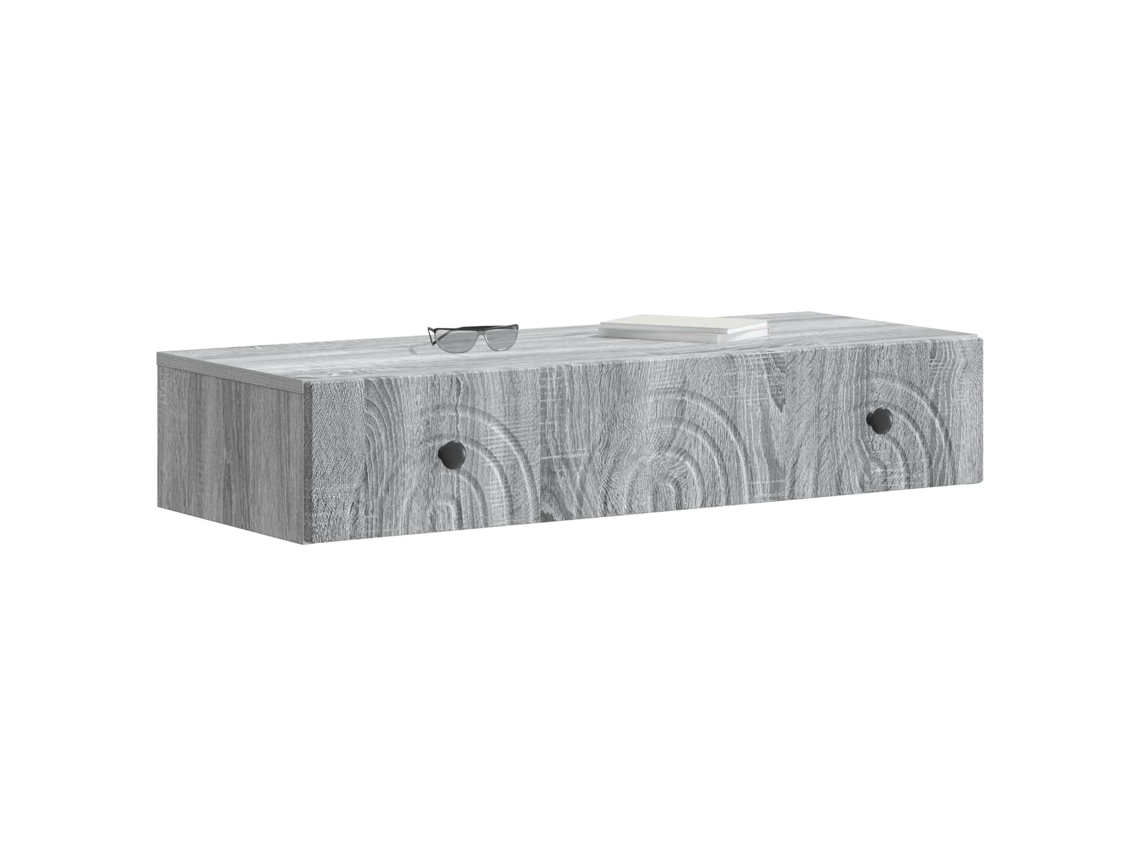 Maison Exclusive - Mesa Lateral Montada En La Pared Gris Sonoma