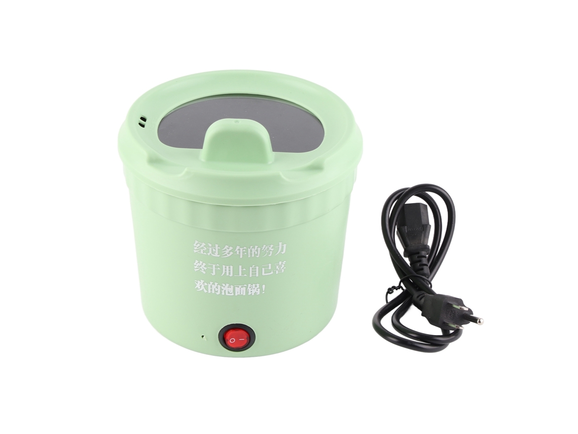 Mini Olla Eléctrica Multifuncional De 1 Litro Para Cocinar Fideos Ramen En La Oficina.