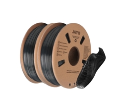 Filamento para impresora 3D, PLA/PETG/Silk/TPU/ABS, 1,75 mm, 2 rollos, TPU negro, 1 kg