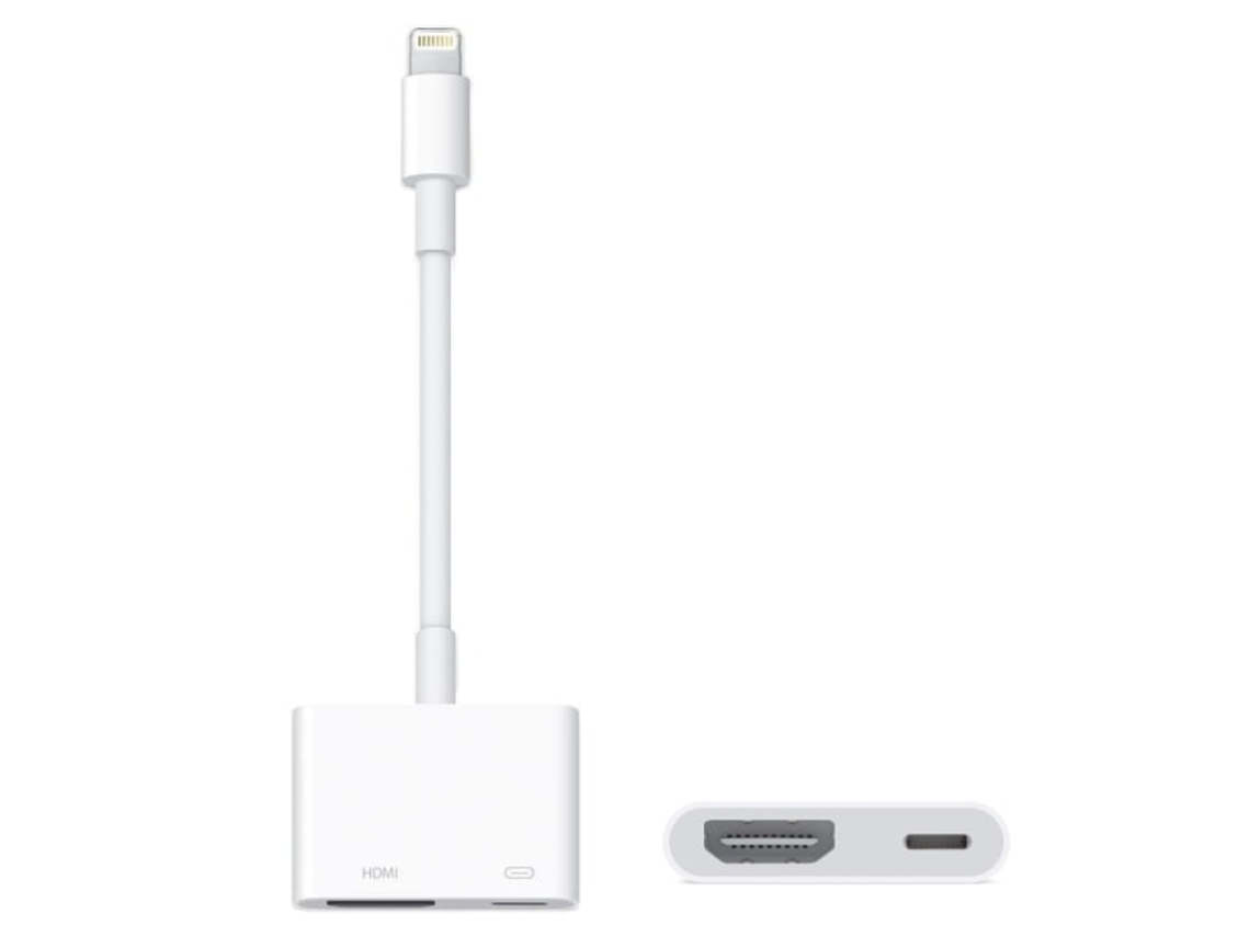 Adaptador Lightning a HDTV Cable de video para teléfono celular con la misma pantalla Cable adecuado para Apple para HDTV Siurn