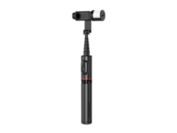 Trepied Bastón Selfie Portátil Para Teléfono Extensible 765mm Con Luz Led Y Mando A Distancia Para Vlog Live Streaming Selfie
