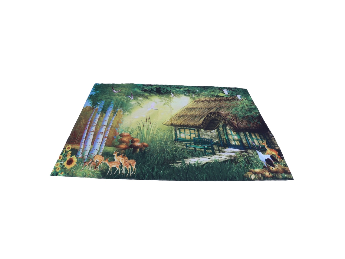Tapiz de bosque de cuento de hadas 200x150cm para pared y decoración