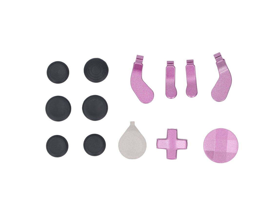 Juego De Joysticks, Palancas Y Almohadillas De Goma De Acero Inoxidable Para Elite Series 2 Violeta