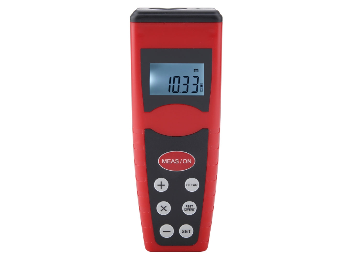 Medidor De Distancia Ultrasonido Laser Cp-3000 Lcd Portátil