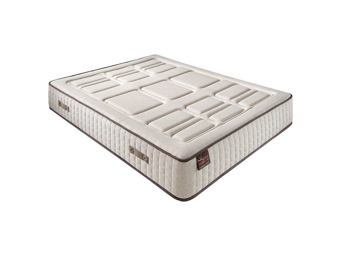 Colchón Hr Cotton Con Visco 27 Cm Extra Firme Transpirable - 105x200Cm