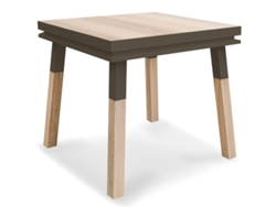 Escritorio Cadruado de Madera Maciza Con 1 Cajón 100 cm